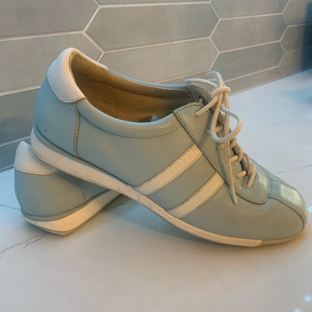 Anne Klein Sport AK Sneakers, Sky Blue Sz 7M